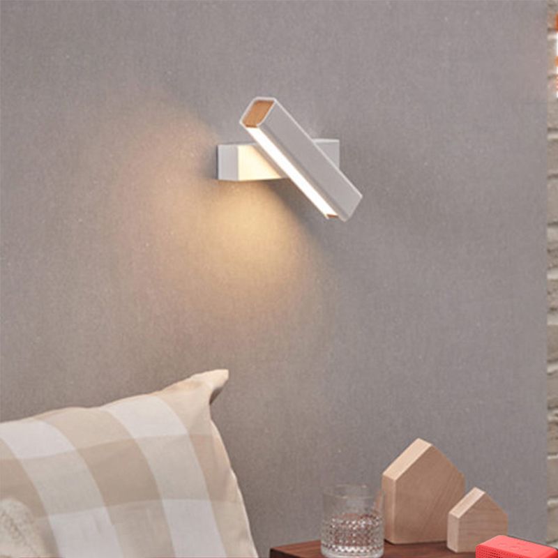 Lámpara de lectura de lectura de led de la noche rotativa.