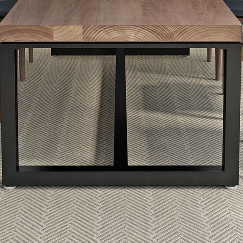 Industrial 29.53" Tall Writing Desk Wooden Rectangle Office Desk