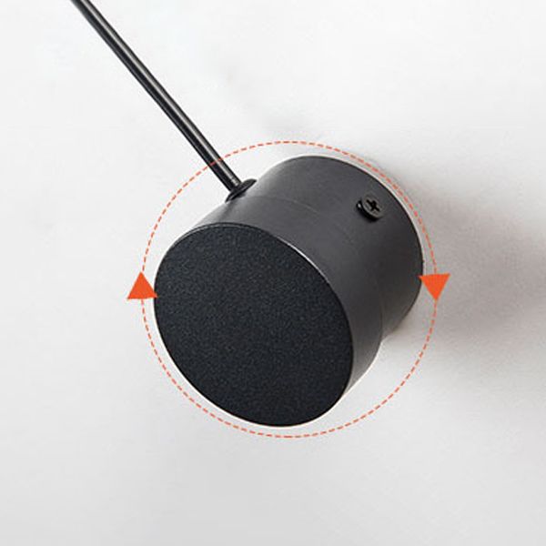 Modern Geometric Sconce Light Metal 1 Light Wall Lamp for Bedroom