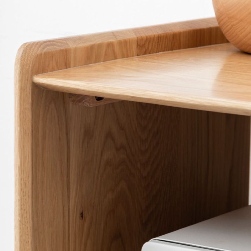 Modern Dining Table Solid Wood Dining Table for Dining Room with Storage