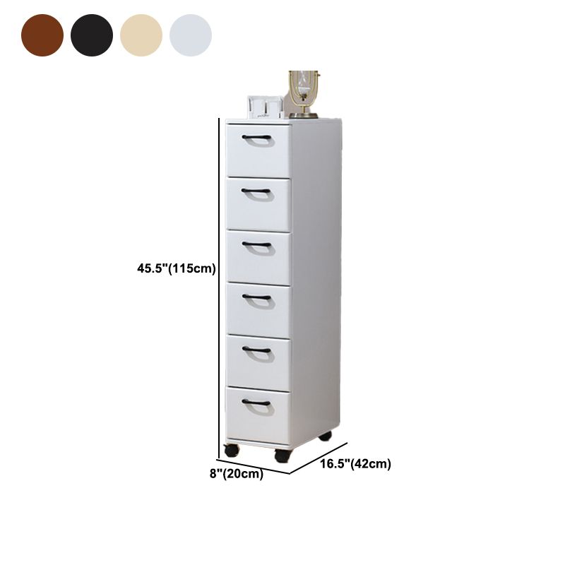 16.53" Wide Accent Chest with Drawers Solid Wood Chest with Wheels