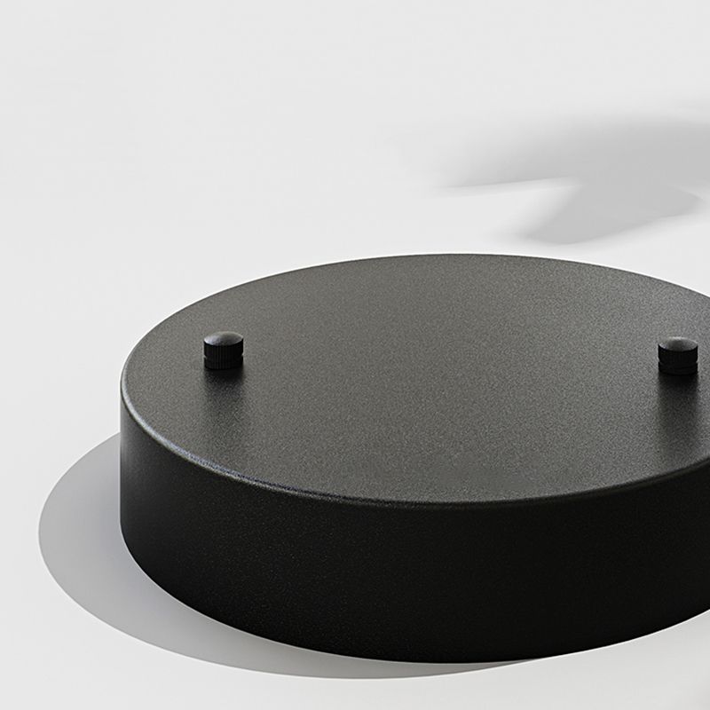 Milchyglaskugel spülen chandelierer nordisch schwarzer markes halbflush montierlicht für schlafzimmer