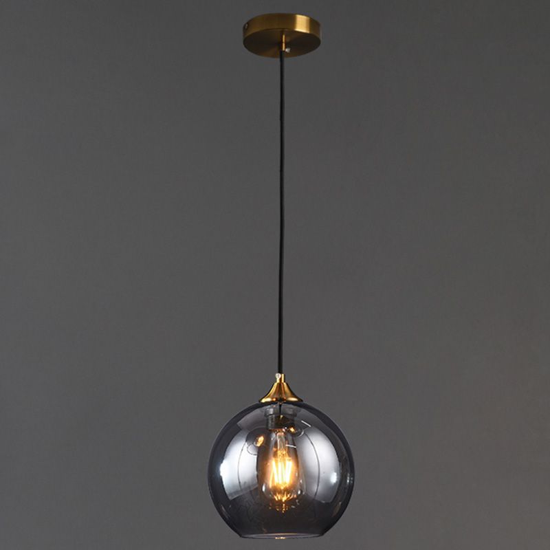 Funzione per illuminazione a sospensione a sospensione in stile moderno sala da pranzo in vetro luce a sospensione.