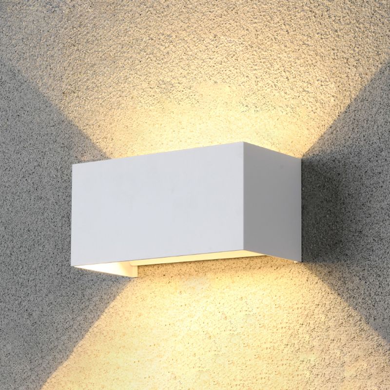 Lampe murale géométrique de style moderne métal métal 2 lumières éclairage mural