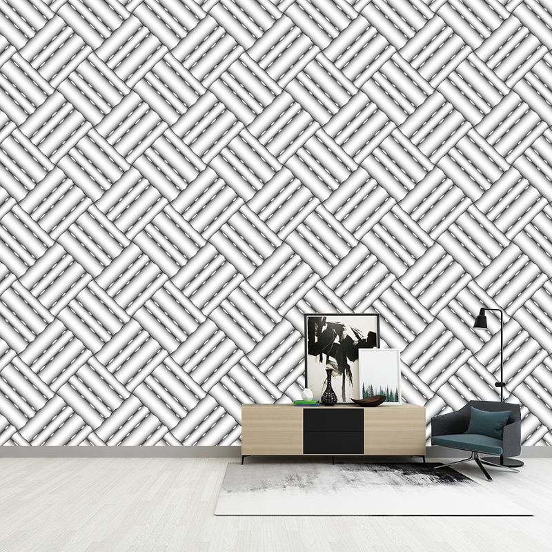 Square Illustration Wall Covering Eco-friendly Multiple Sizes Available