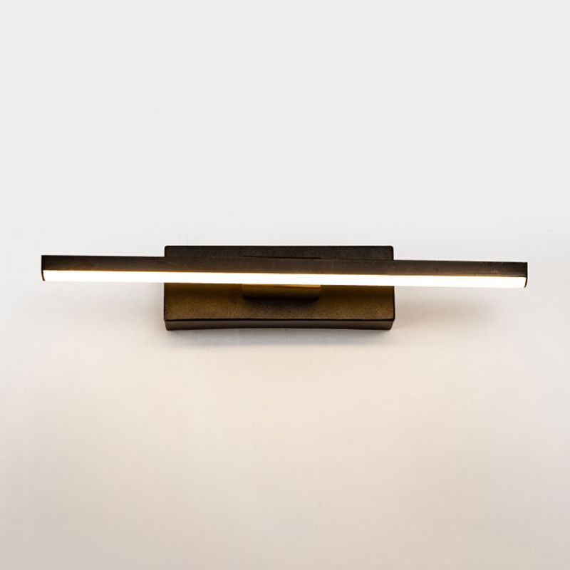 Modern Style Metal Wall Light Strip Rotatable LED Wall Sconce for Bedroom