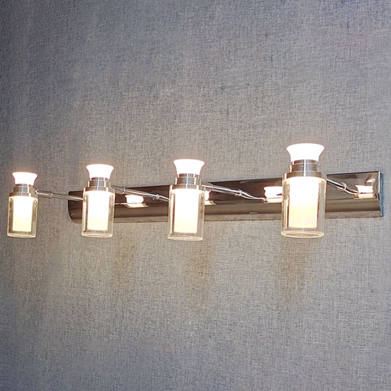 Luci da parete a specchio metallico moderno moderno semplice stye multime