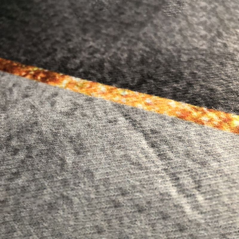 Brown Contemporary Rug Polyester Simple Rug Non-Slip Backing Rug for Drawing Room