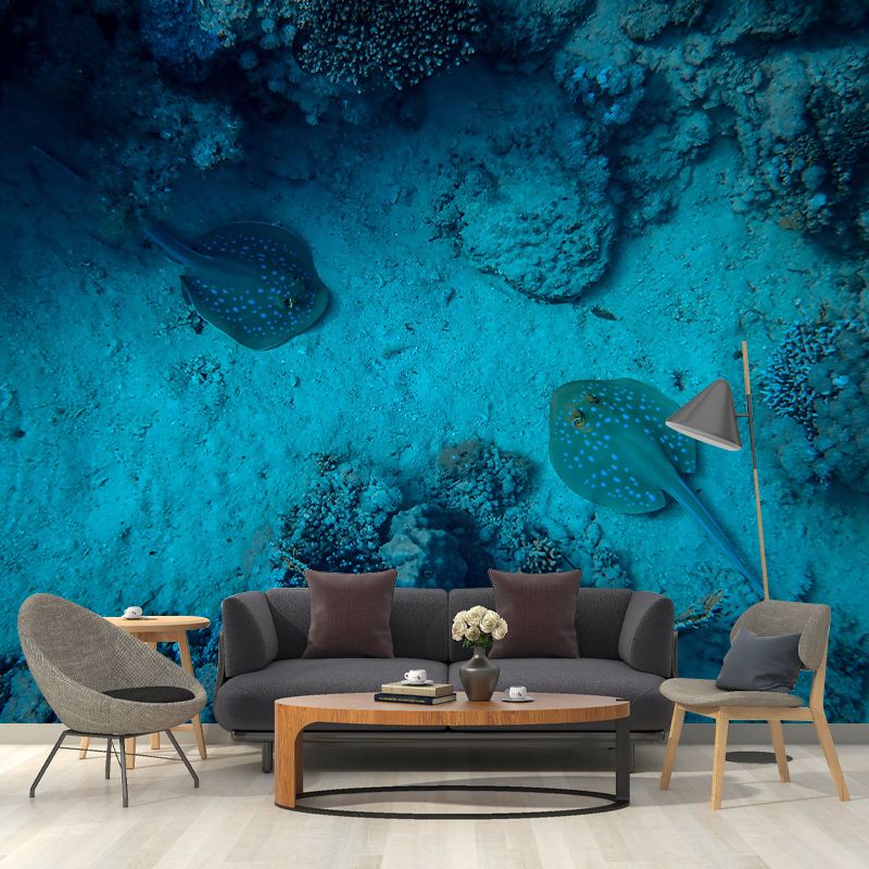 Environmental Photography Wallpaper Underwater Drawing Room Wall Mural