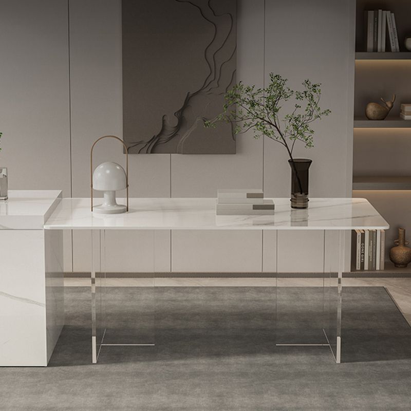 Modern Rectangle Dining Table 1/2/5/7 Pieces Stone Dining Set for Dining Room