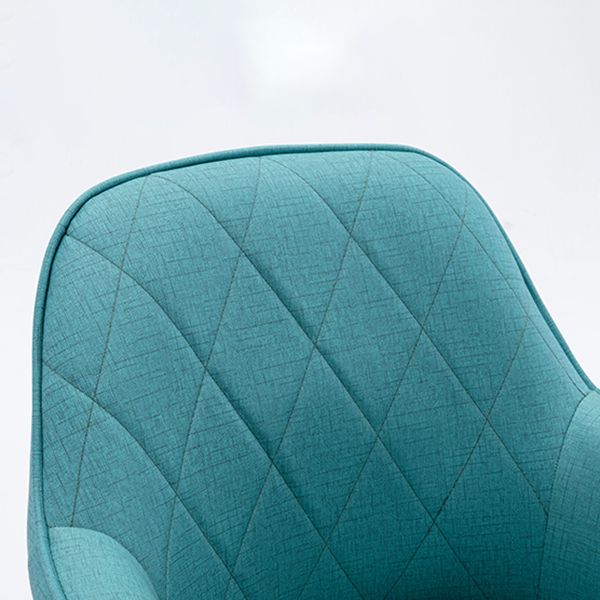 Fauteuil de salle à manger rembourré Fauteuil à dossier solide avec pieds en bois (Ensemble de 2)