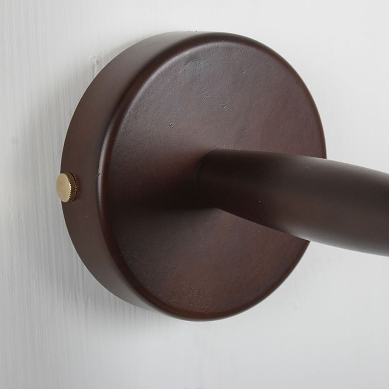 1 Light Flared Wall Mounted Light Fixture Modern Style Wood Wall Lighting Ideas Lights
