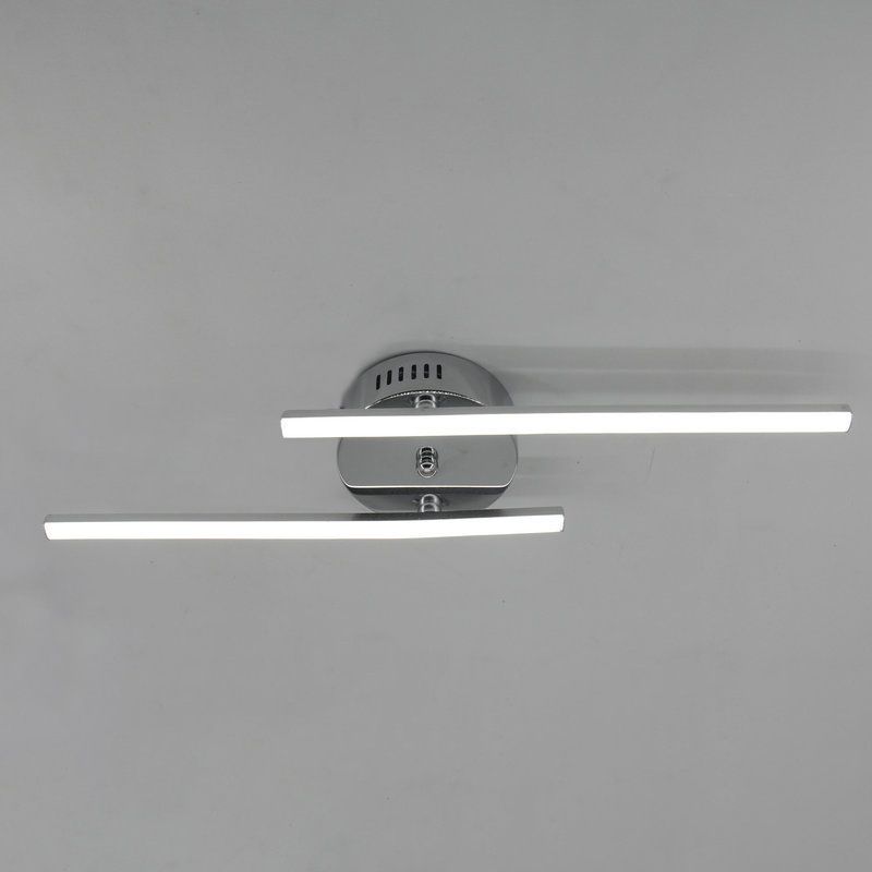 Nordic Style Metal Vanity Light Strip Shape LED Vanity Lamp for Shower Room