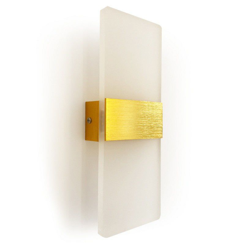 Rechthoekige LED -wand gemonteerd licht eenvoud Acryl Corridor Wand SCONCE LICTIE