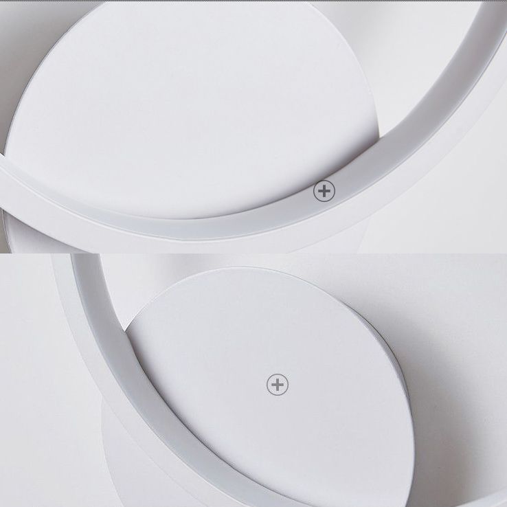 Lumières à nuances géométriques en métal Modern Simple Style 1 HEAD WALL MOUR MOURNAL