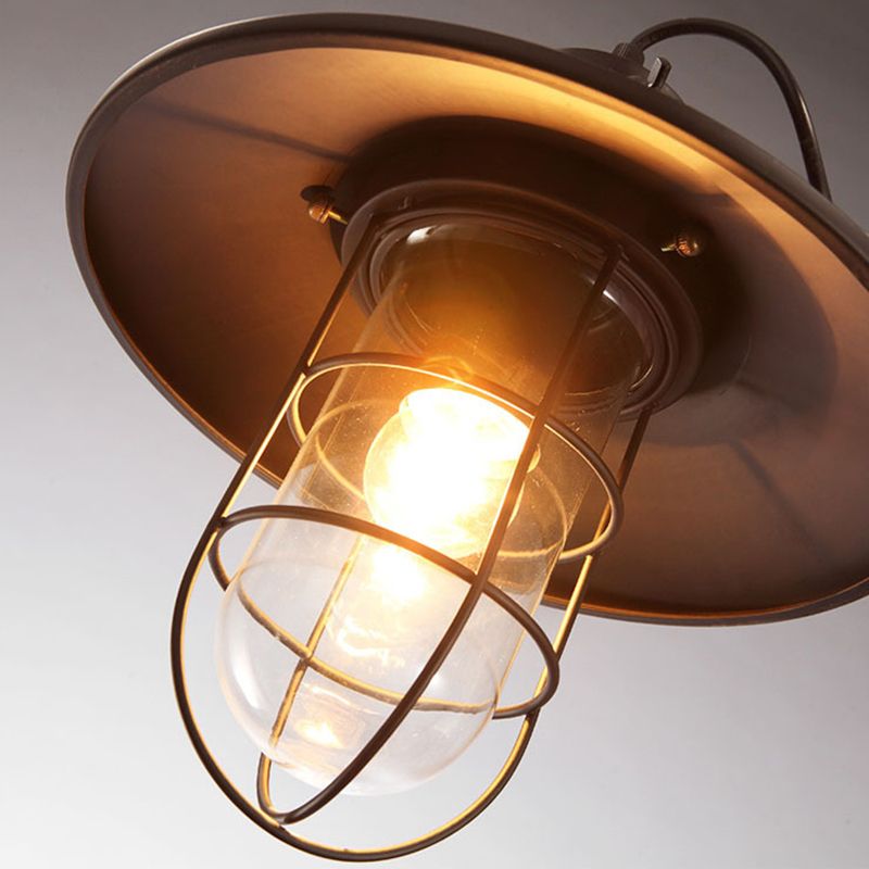 Angle Shade Wandleuchte amerikanische Retro -Industriestil Metal 1 Leichte Leuchten