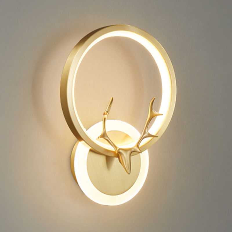 Contemporary Wall Sconce Copper Sconce Light Fixture for Bedroom