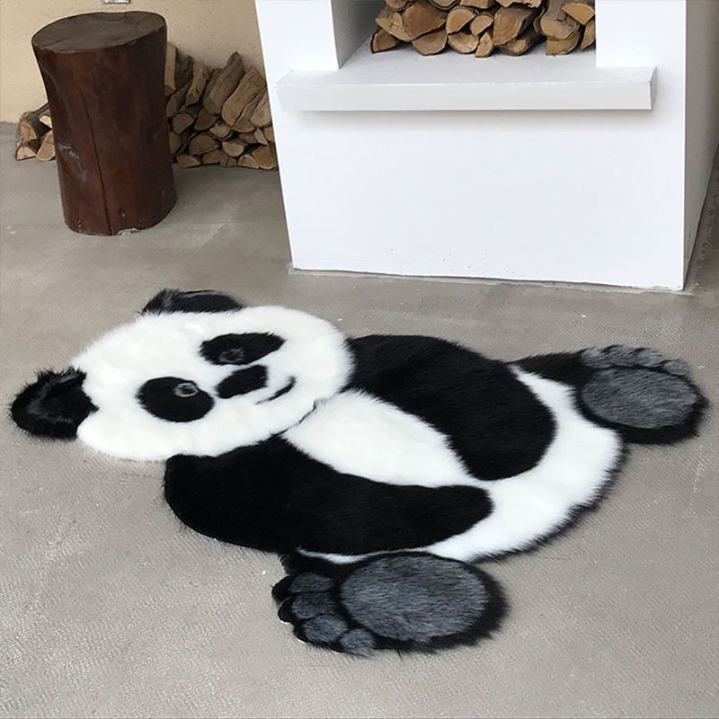 Unique Multicolor Modern Rug Synthetics Animal Skin Printed Rug Stain Resistant Pet Friendly Non-Slip Backing Rug for Bedroom