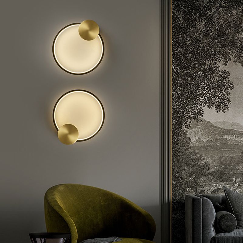 Geometrische Form Metallwandbeleuchtung moderne ein Lichtwandmontageleuchte