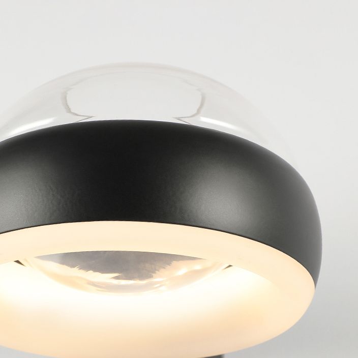 Modern Creative Plant Wall Sconce Light Glass Pot with Acrylic LED Wall Mount Lamp