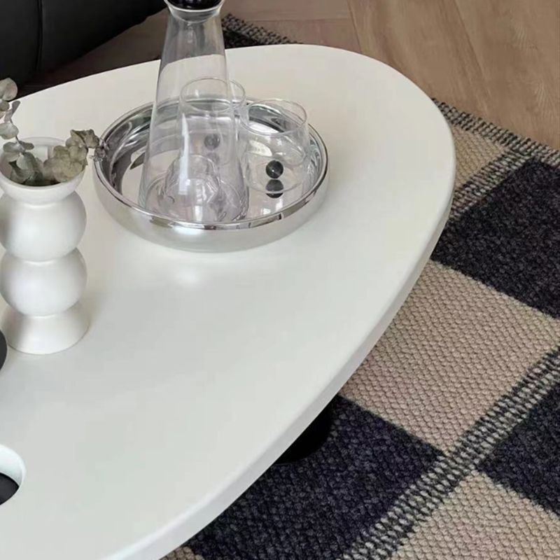 Modern Irregular 1 Single Coffee Table 15.-In High 3 Legs Cocktail Table