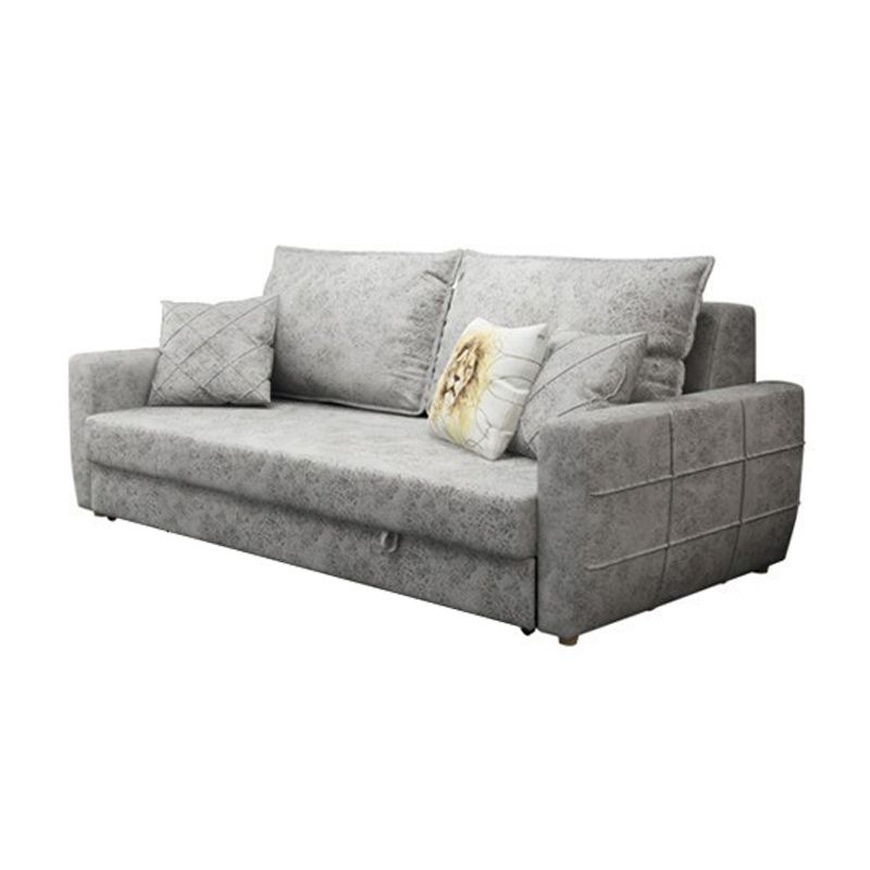 Square Arm Sofa Futon Foldable Pillow Included Cushion Back Sleeper Sofa