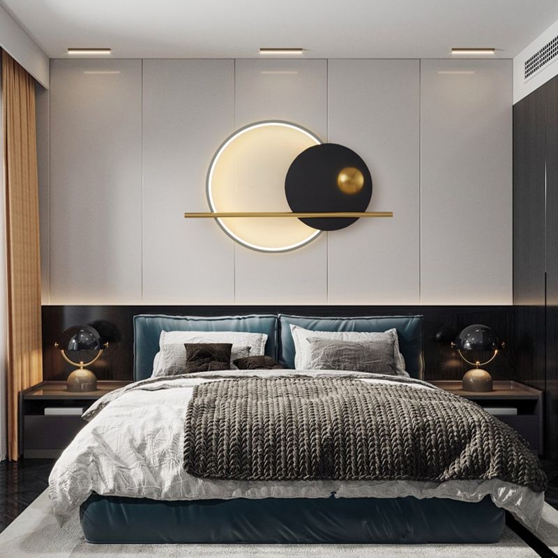 Macaron LED Wall Mount Light 1-Light Wall Light with Silica Gel Shade for Bedroom