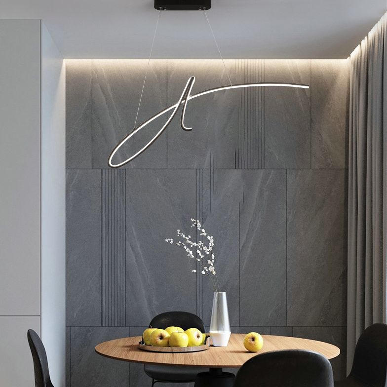 Lampadella a sospensione regolabile leggero moderno semplicità a spirale a spirale a spirale per il ristorante