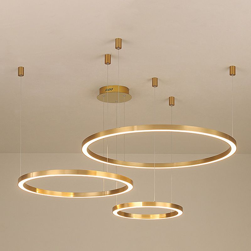 Orbiculaire metalen hanger verlichtingsarmaturen Minimale slaapkamerhangerverlichtingsarmaturen