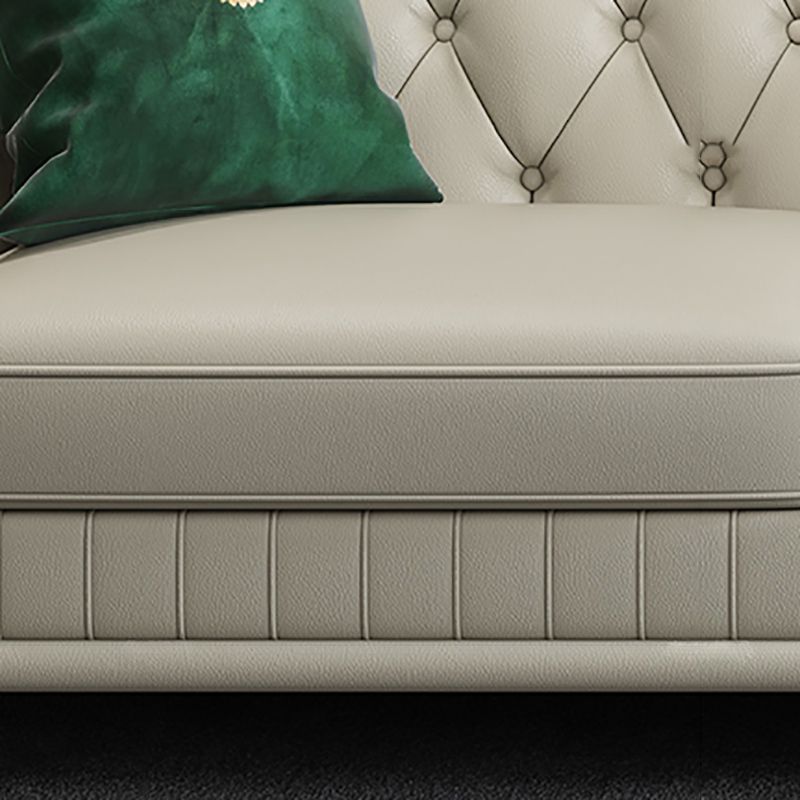 35"W Mid Century Modern Sofa Bed Cushions Seating with Pillows