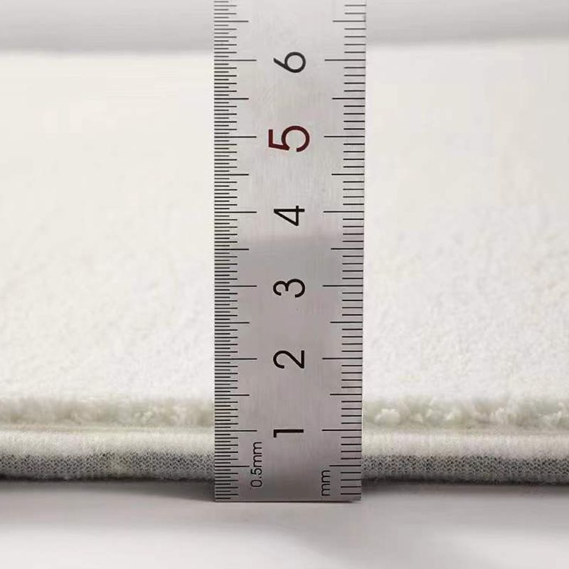 Modern Geometric Print Rug Apricot Polyester Area Carpet Non-Slip Backing Rug for Drawing Room