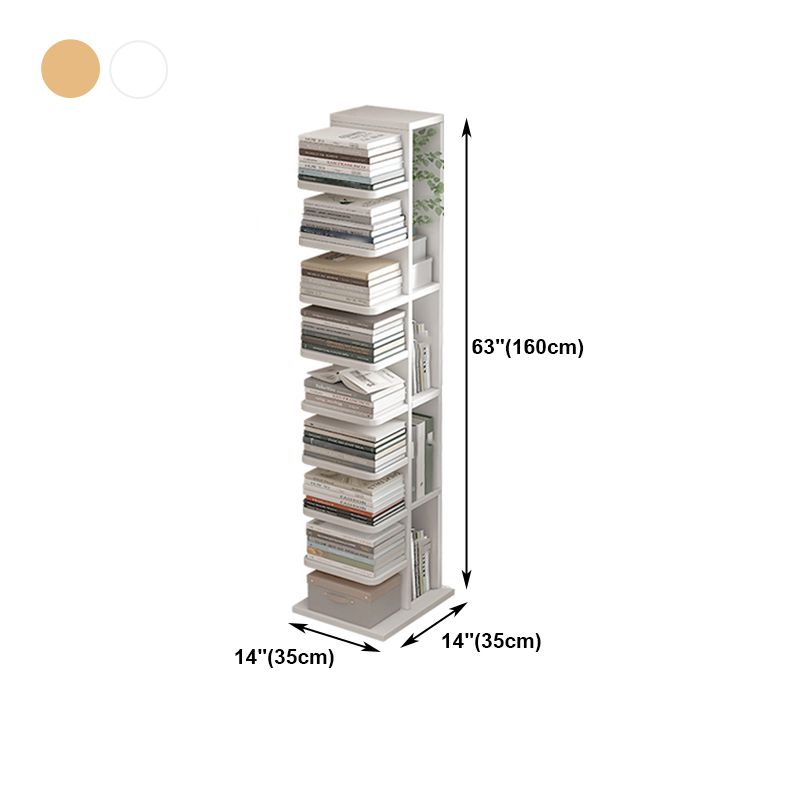 13.78"W Bookshelf Urban Style Invisible Bookcase for Office and Home