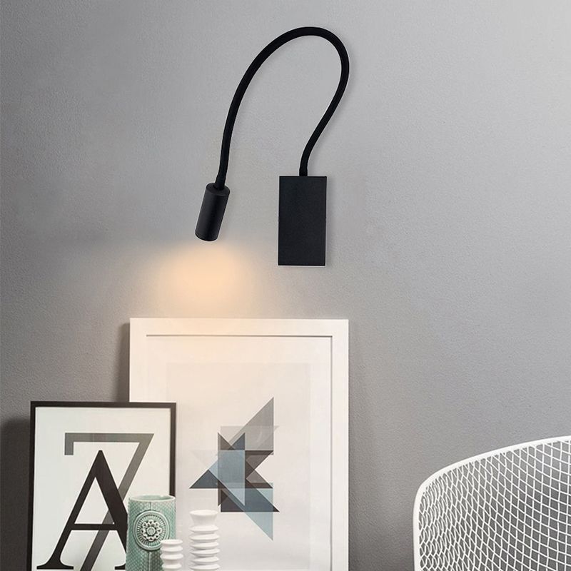 Geometric Shape Metal Reading Wall Lighting Modern 1 Light Wall Mounted Lighting