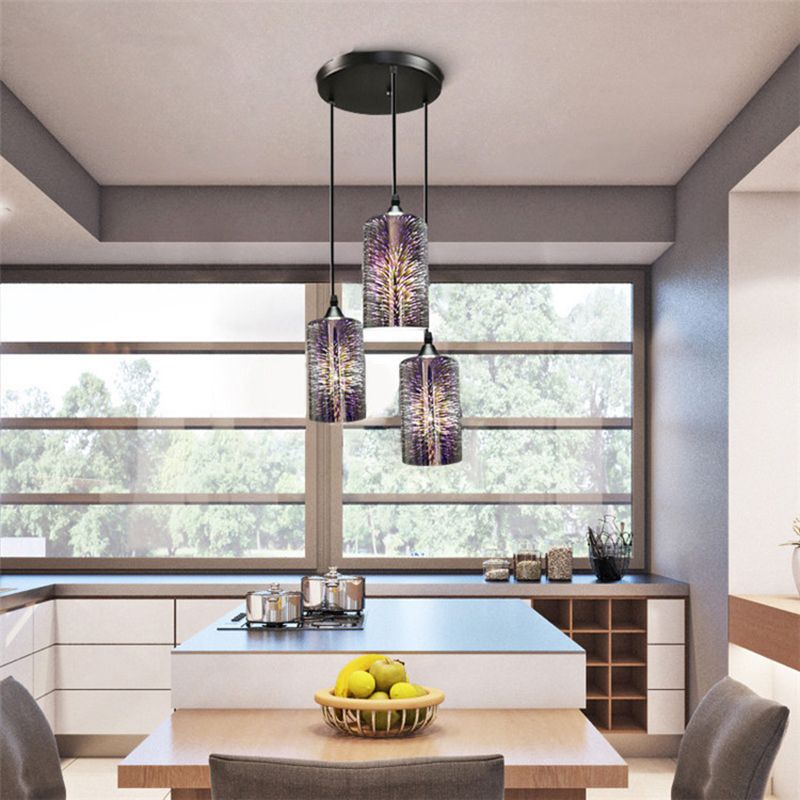 Modern Multi Light Pendant Creative Glass Light Shop Light Bar Light