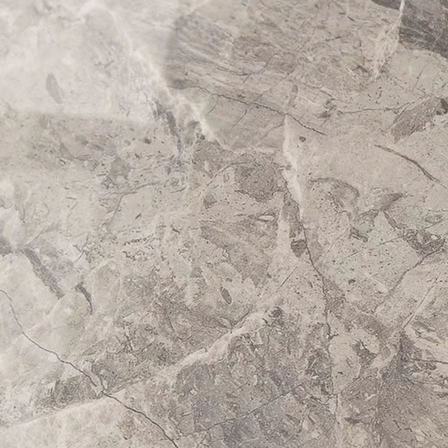 Rectangle 4 Legs Dining Table Industrial Sintered Stone Kitchen Table