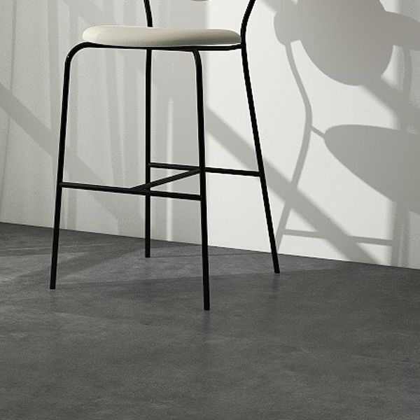 White Upholstered Bar Stools with Black Frame Contemporary Indoor Stools