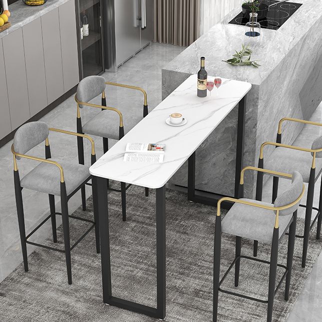 Industrial Bar Table and Stools 1/2/3/5 Pieces Table and Stool Set