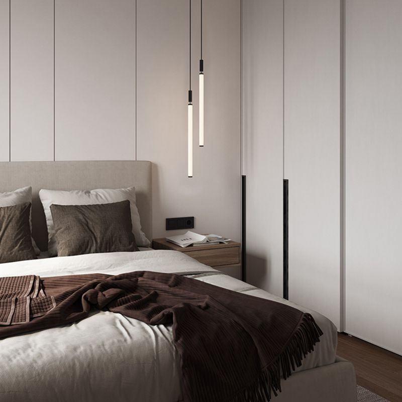 Lampe à pentence verticale en forme de bar