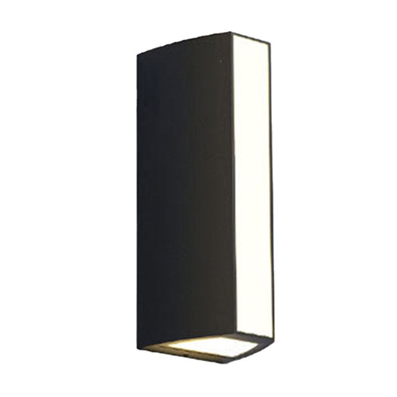Black Triangle Prism Wall Light Modern Metal Small/Medium/Large LED Flush Mount Wall Sconce in Warm/White Light