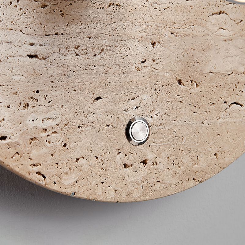 Modern Simple Stone Wall Light Geometry Shape Rotatable Wall Lamp for Living Room