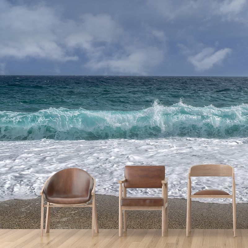 Horizontal Photography Sea Wall Mural Modernism Wall Decoration for Wall Decor