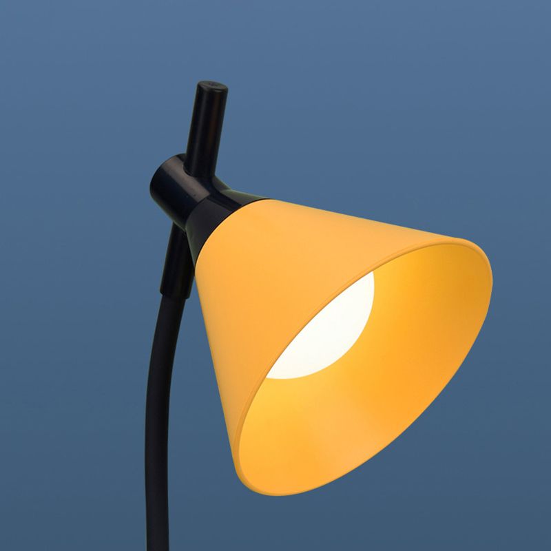 Lampada a LED LED LED a LED flessibile Macaron Plastic Kids Room Room Light con ombra e supporto per penna