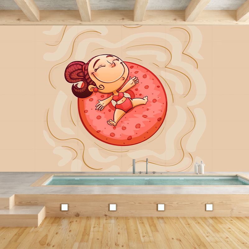 Cartoon Characters Mural Wallpaper Illustration Indoor Wall Mural
