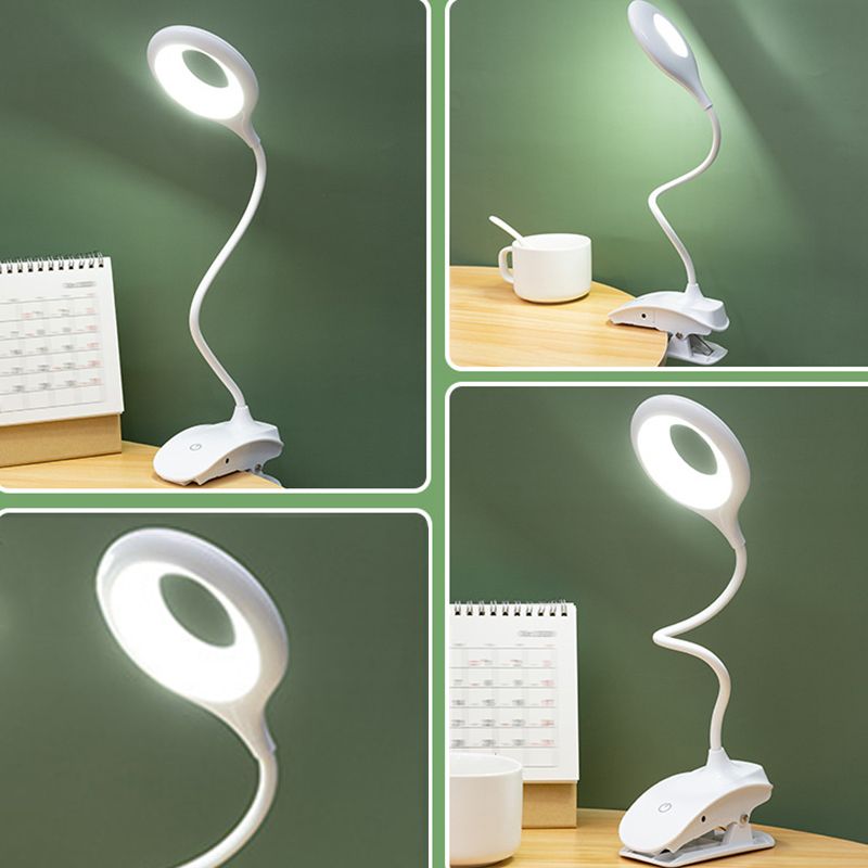 Éclairage de bureau en plastique circulaire LED ÉTUDE BLANC NORC