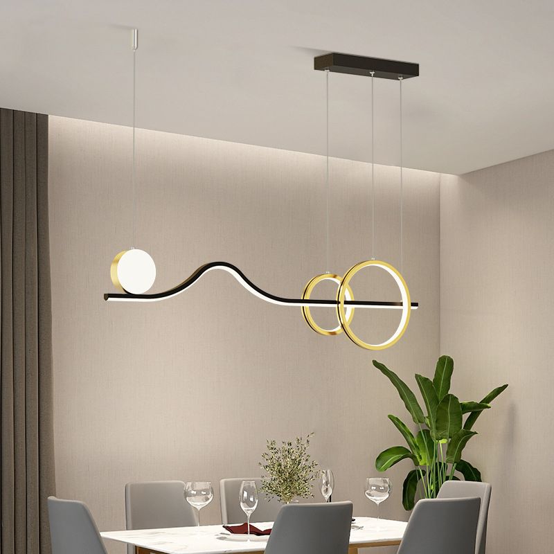 Modern Hanging Ceiling Light 4 Light Pendant Lighting Fixtures for Dining Room