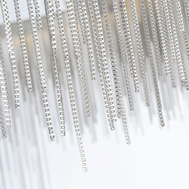 Moderne luxe led kroonluchter metalen lineaire hangende lamp voor binnenruimtes