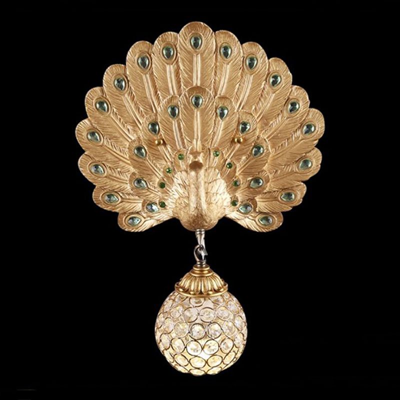 Moderner Stil Ball -Leuchten -Leuchten Metall 1 Lichtwandmontierte Beleuchtung