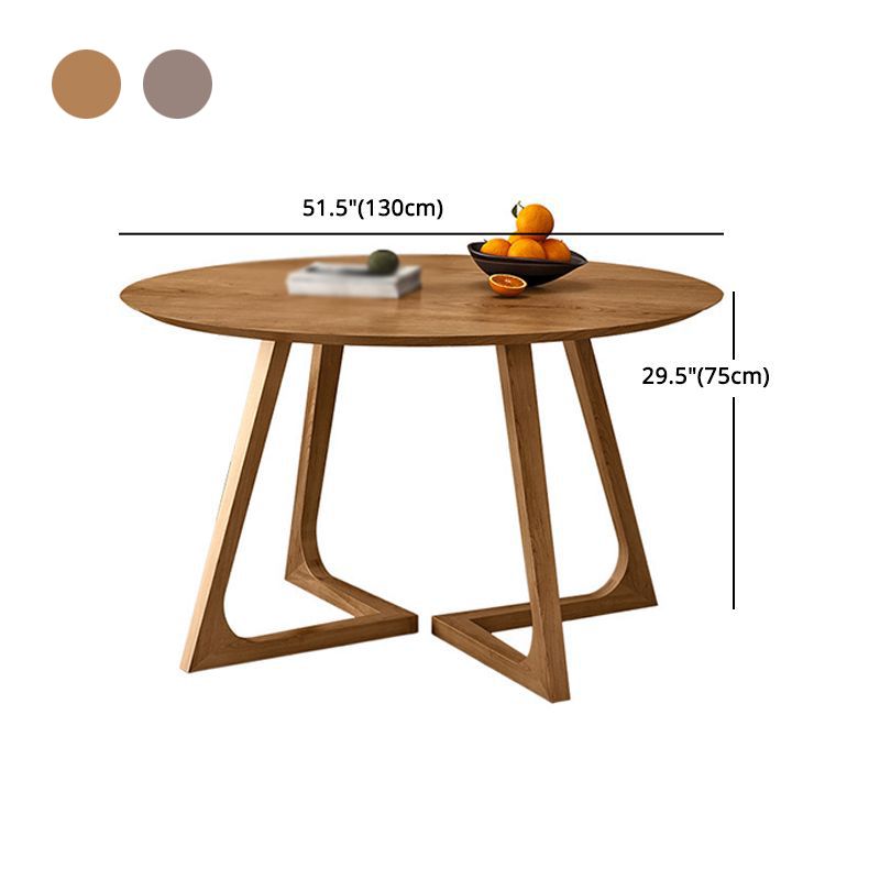 Modern 1/2/3/4/5 Pieces Dining Set Solid Wood Round Dining Furniture Set /Separate Items