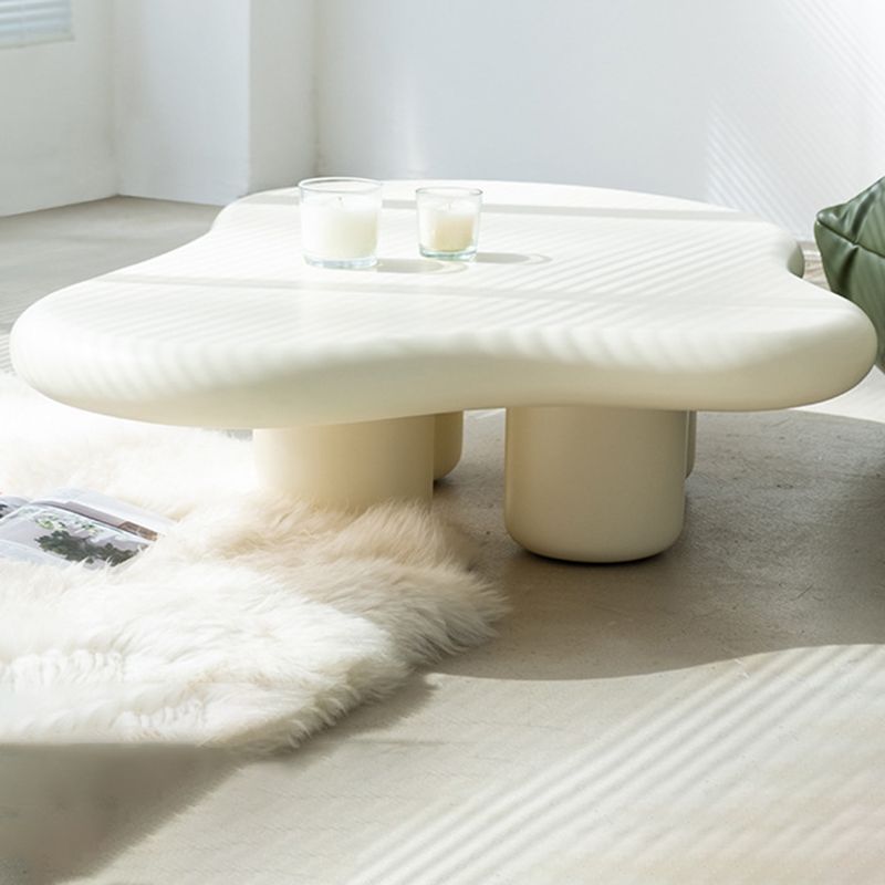 1 Single Modern Four Legs Coffee Table Black/white Cocktail Table