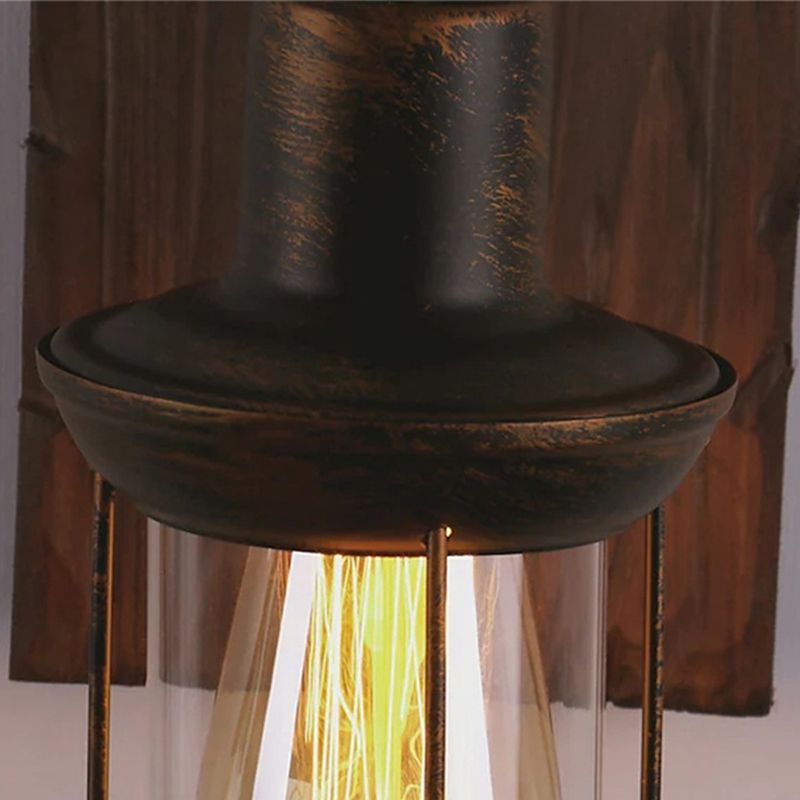Industrial Style Vanity Light Cylinder Shape Vanity Lamp for Shower Room